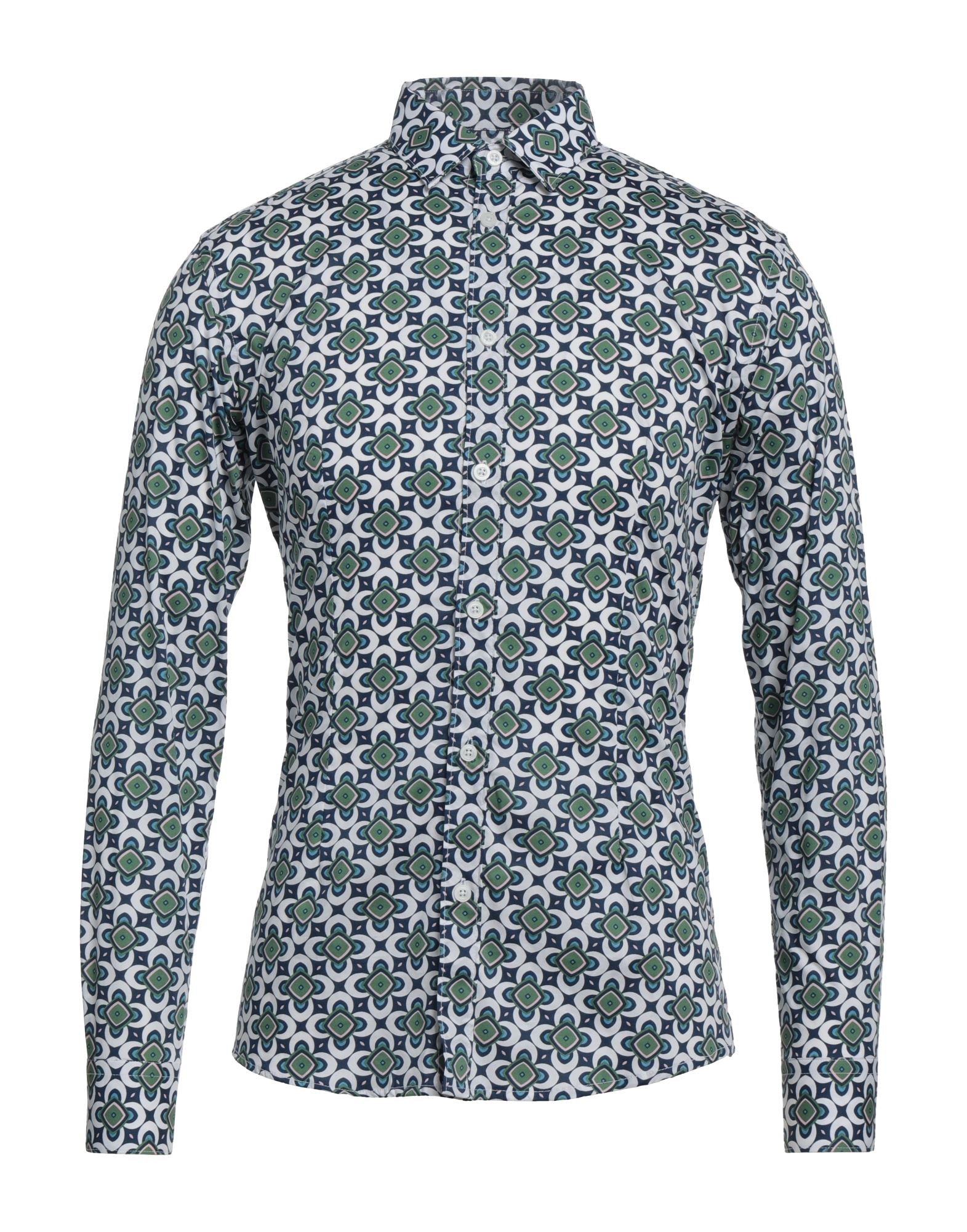 Grey Daniele Alessandrini Shirts In Blue