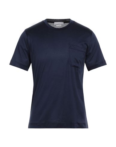 Daniele Fiesoli Man T-shirt Navy Blue Size S Cotton