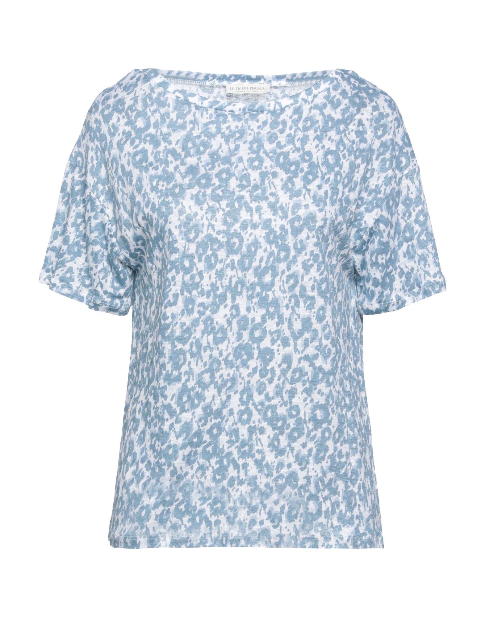 Le Tricot Perugia T-shirts In Blue