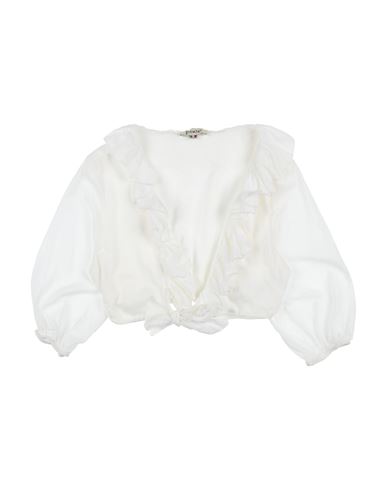 Dixie Babies'  Toddler Girl Shrug Ivory Size 6 Cotton In White