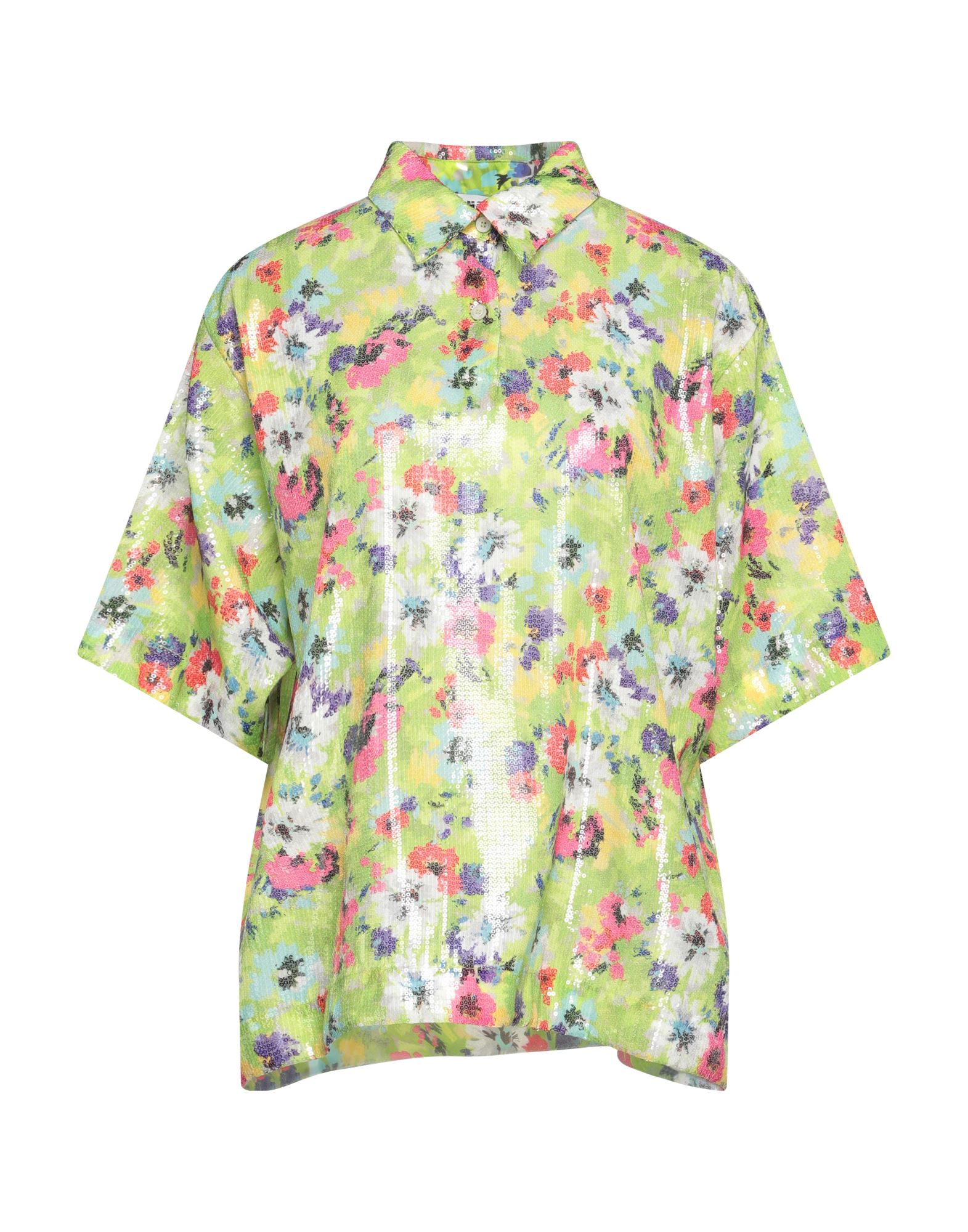 Msgm Shirts In Green