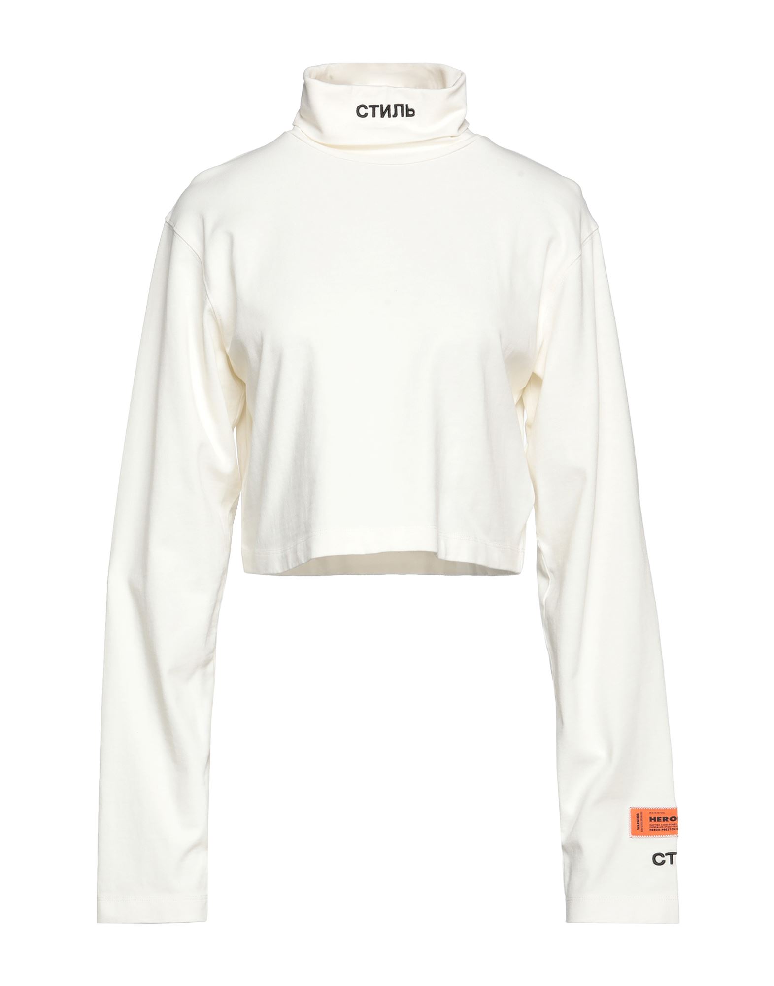 Heron Preston Embroidered Logo Sweatshirt In White
