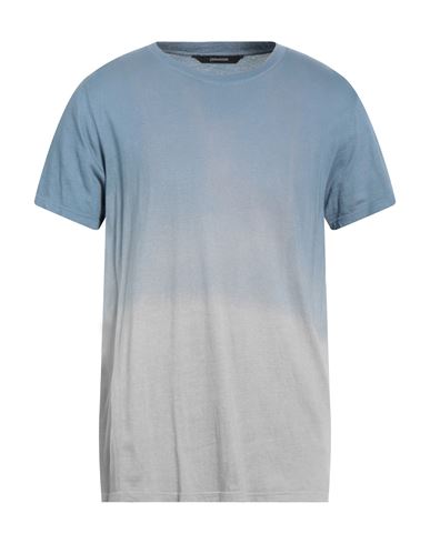 Zadig & Voltaire Man T-shirt Pastel Blue Size Xl Cotton