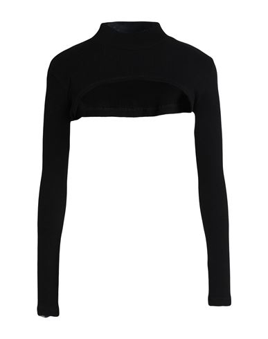 Hinnominate Woman Top Black Size M Cotton, Elastane