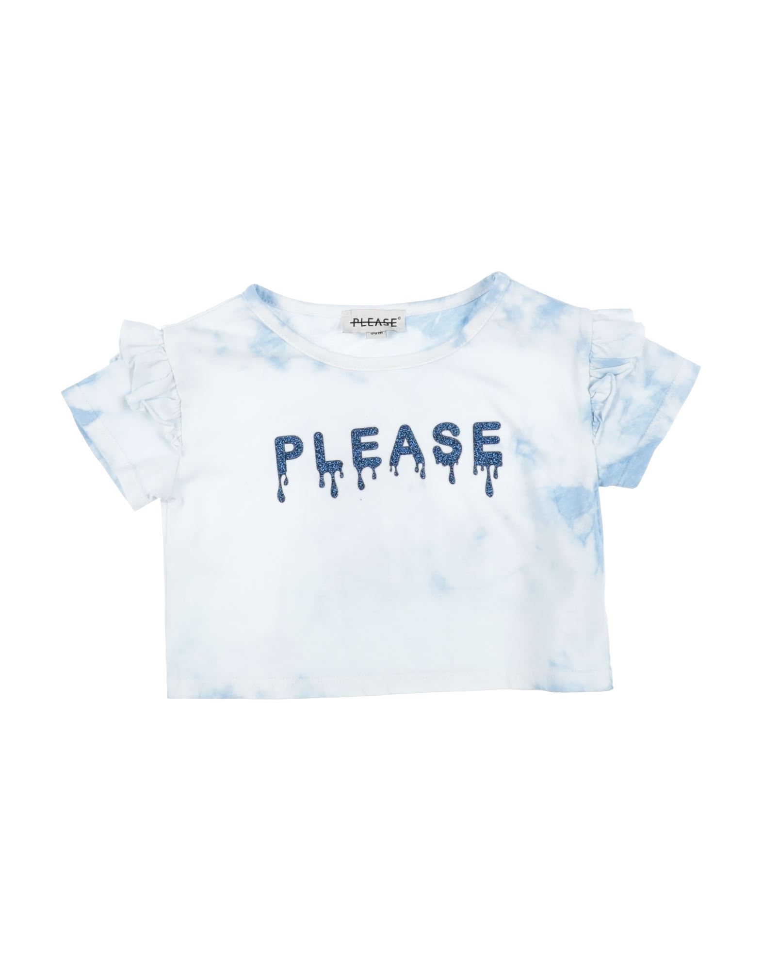 Please Kids' T-shirts In Blue