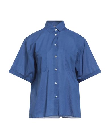 Academia Woman Shirt Blue Size L Cotton