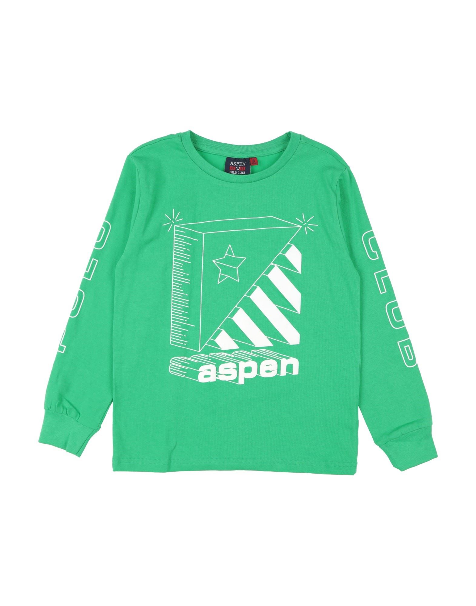 Aspen Polo Club Kids'  T-shirts In Green