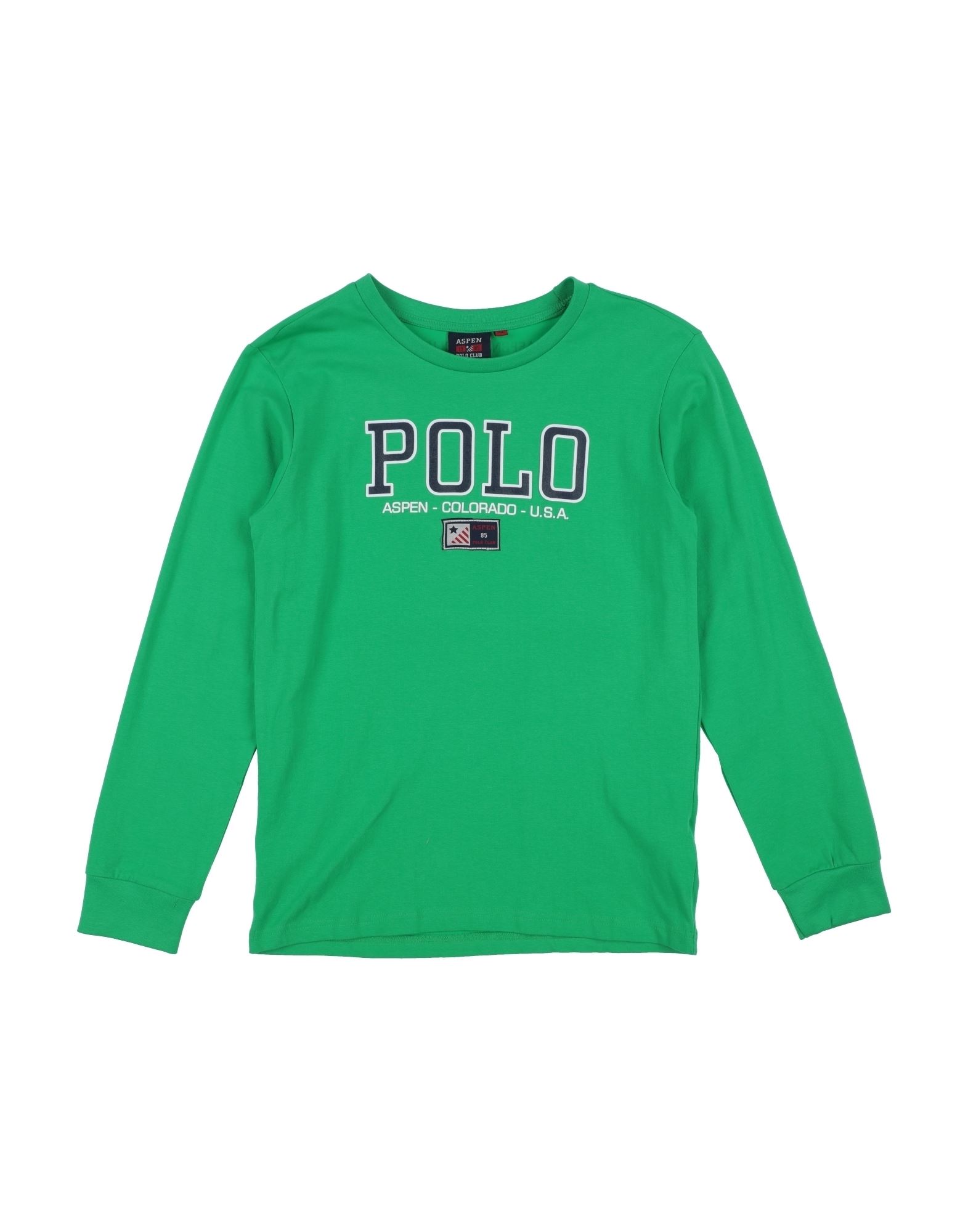 Aspen Polo Club Kids'  T-shirts In Green