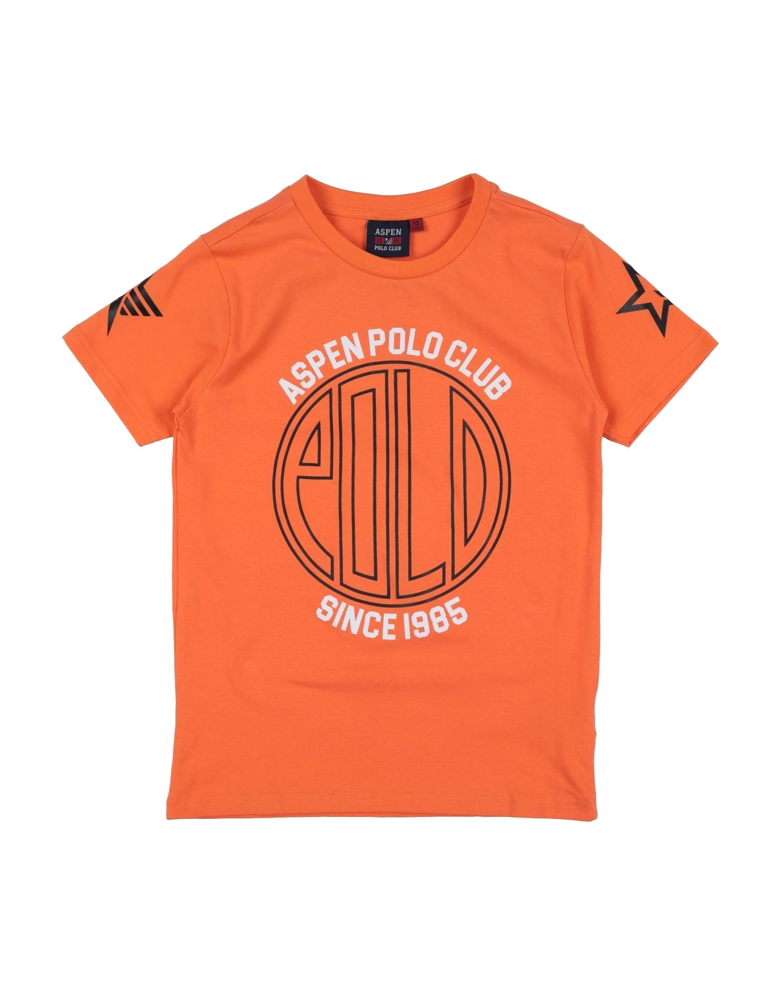Aspen Polo Club Kids'  T-shirts In Orange