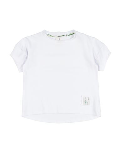 Più Di Me Babies'  Toddler Girl T-shirt White Size 7 Organic Cotton, Elastane