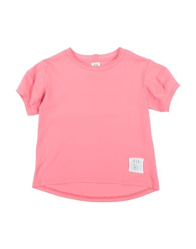 Più Di Me Babies'  Toddler Girl T-shirt Coral Size 7 Organic Cotton, Elastane In Red
