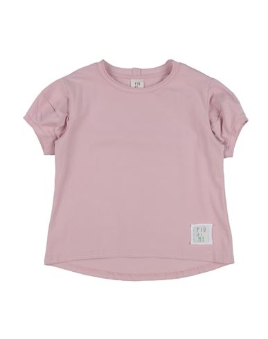 Più Di Me Babies'  Toddler Girl T-shirt Light Pink Size 7 Organic Cotton, Elastane