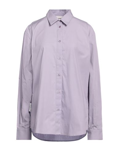 Des Phemmes Des_phemmes Woman Shirt Lilac Size 8 Cotton In Purple