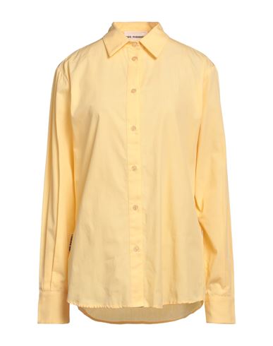 Des Phemmes Des_phemmes Woman Shirt Apricot Size 2 Cotton In Yellow