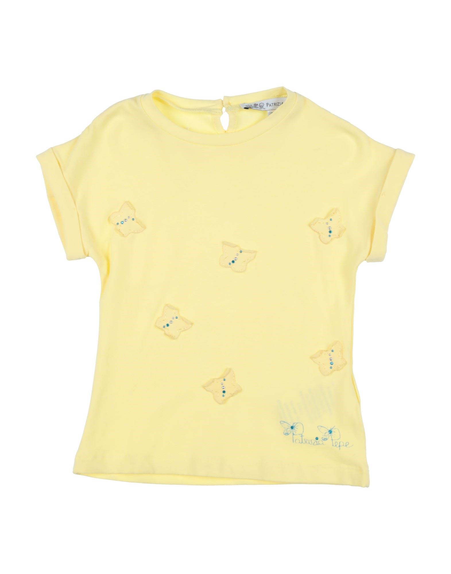 Patrizia Pepe Kids' T-shirts In Yellow