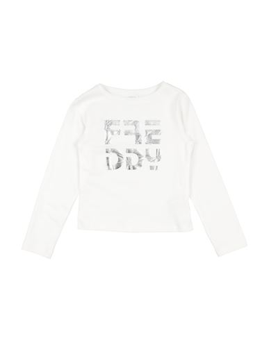 Freddy Babies'  Toddler Girl T-shirt White Size 6 Cotton, Elastane