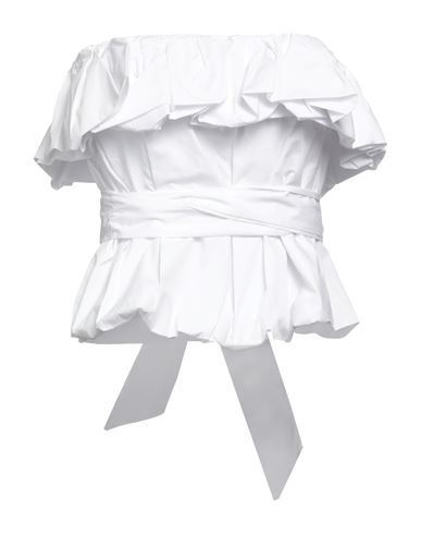 Kontatto Woman Top White Size M Cotton