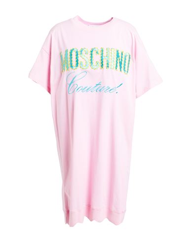 Shop Moschino Woman T-shirt Pink Size 10 Organic Cotton