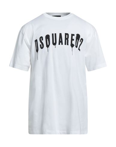 Dsquared2 Man T-shirt White Size 3xl Cotton