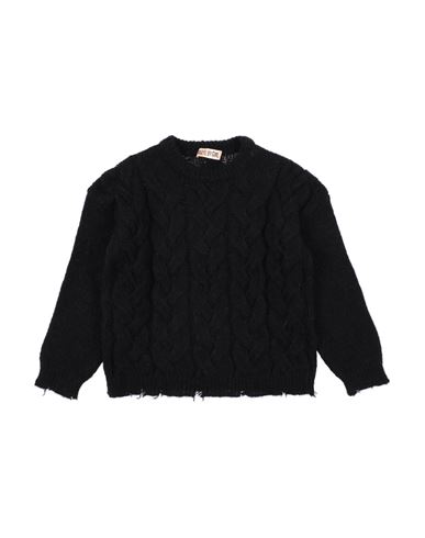 Aniye By Kids'  Toddler Girl Sweater Black Size 6 Polyamide, Alpaca Wool, Wool