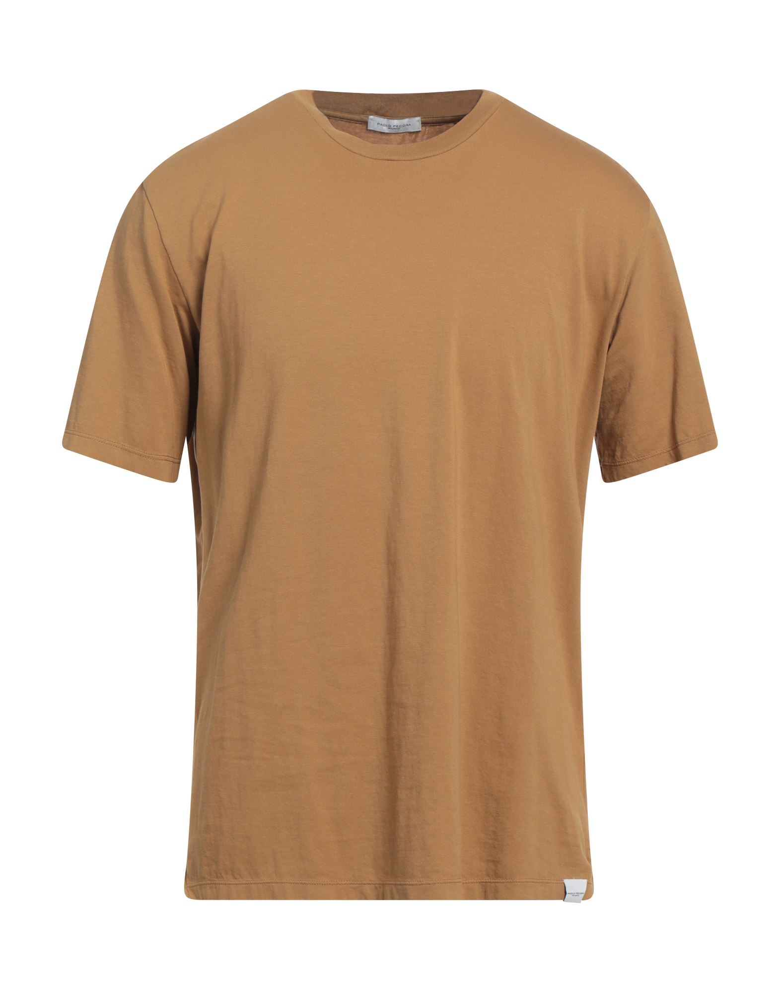 Paolo Pecora T-shirts In Camel
