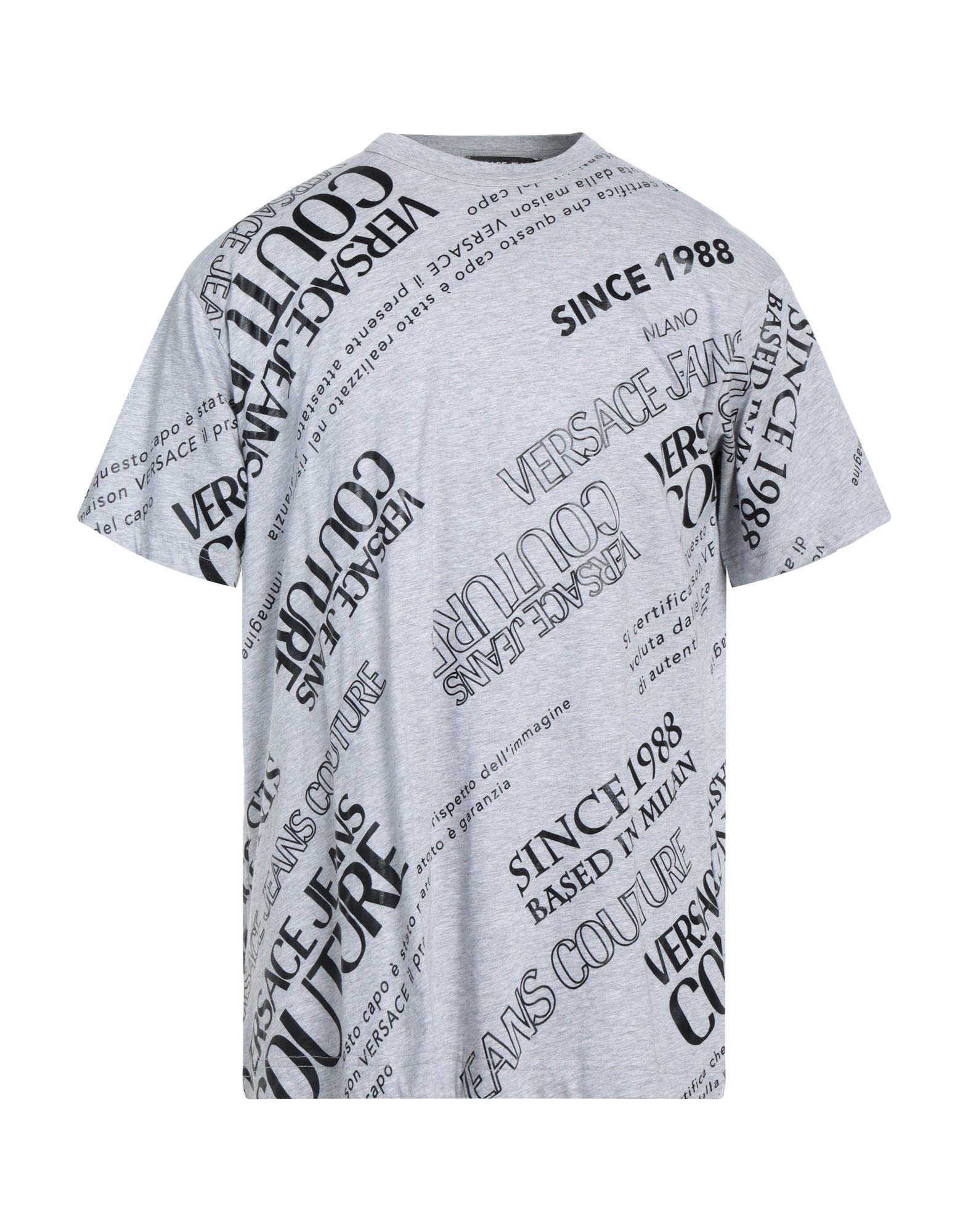 Versace Jeans Couture T-shirts In Grey
