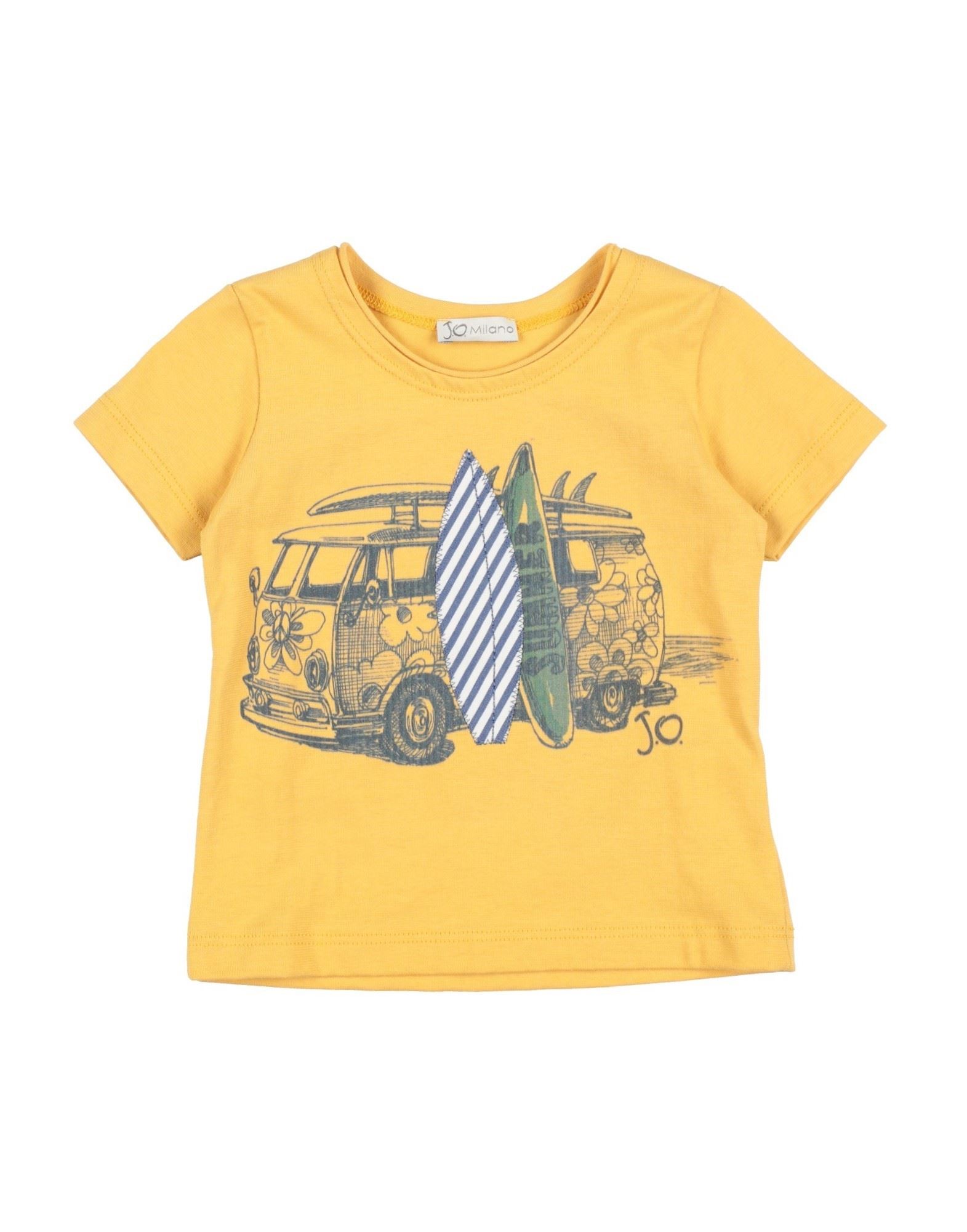J.o. Milano Kids'  T-shirts In Yellow