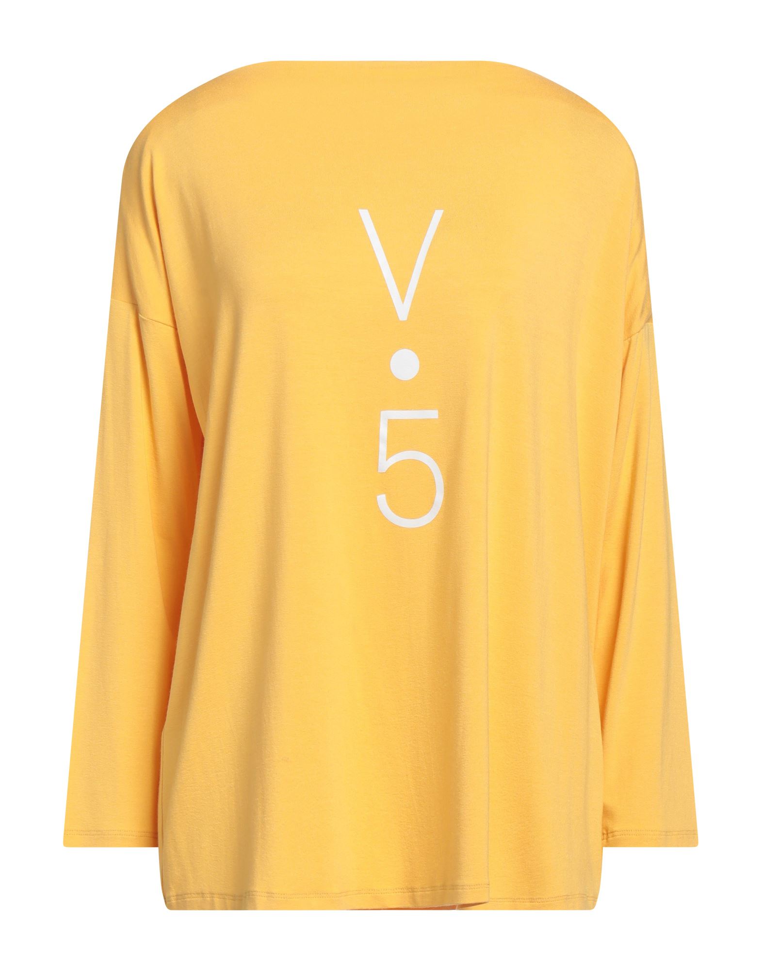 Vicario Cinque T-shirts In Yellow