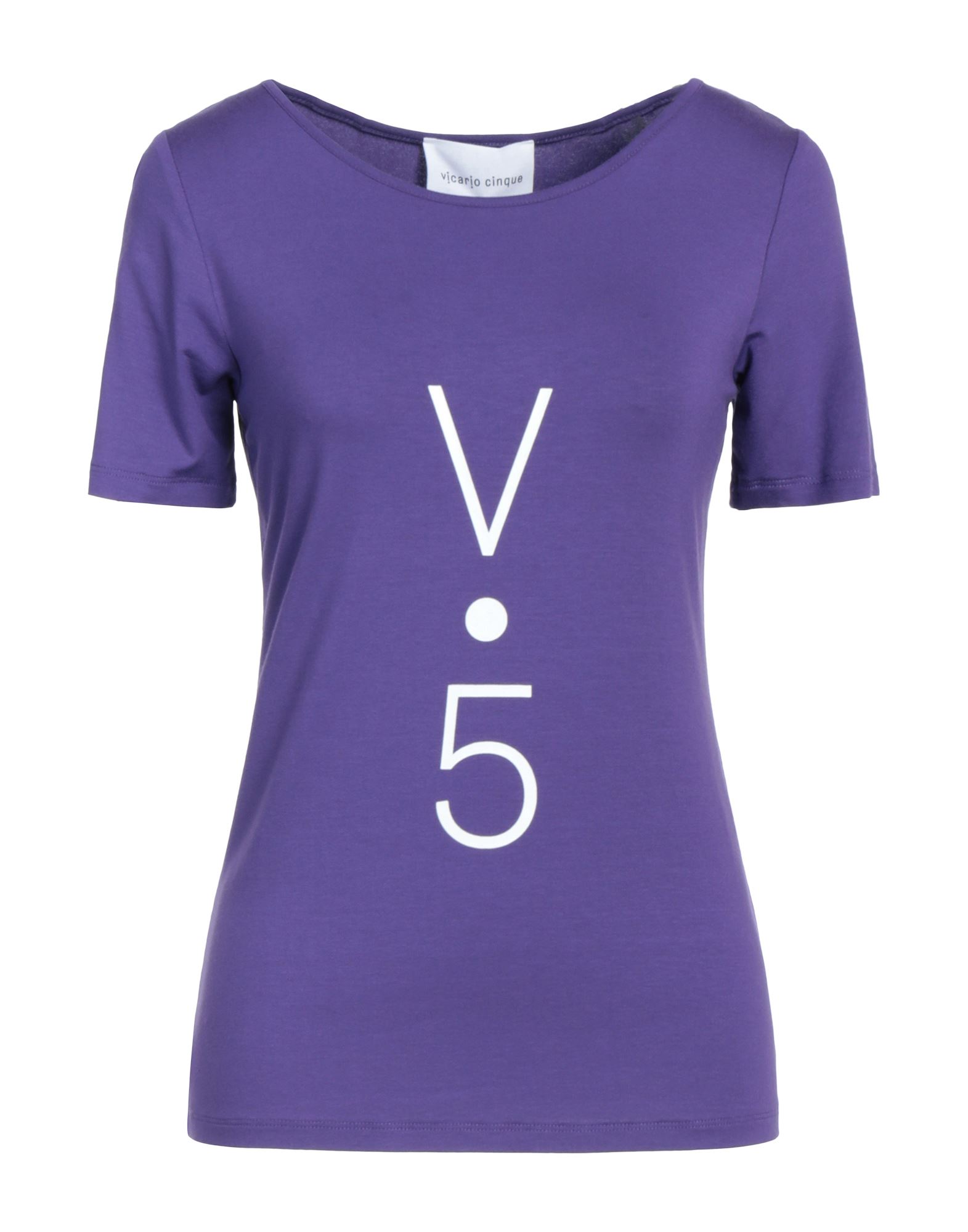 Vicario Cinque T-shirts In Purple