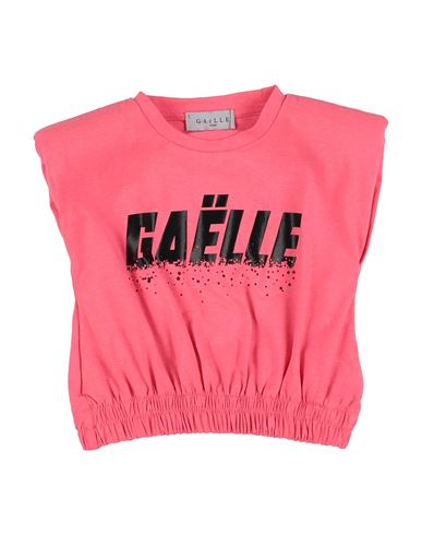 Gaelle Paris Babies' Gaëlle Paris Toddler Girl T-shirt Fuchsia Size 6 Polyester, Cotton, Elastane In Pink