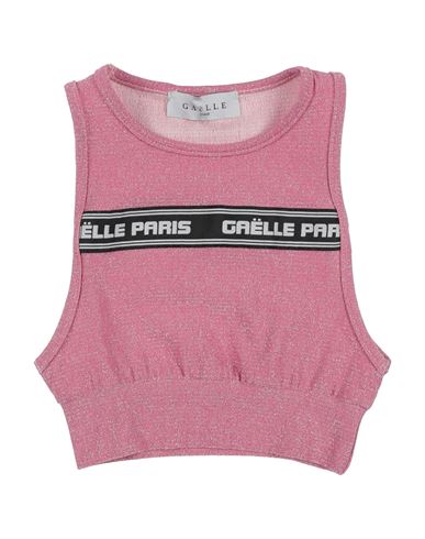 Gaelle Paris Babies' Gaëlle Paris Toddler Girl T-shirt Fuchsia Size 4 Viscose, Polyester, Polyamide, Elastane In Pink