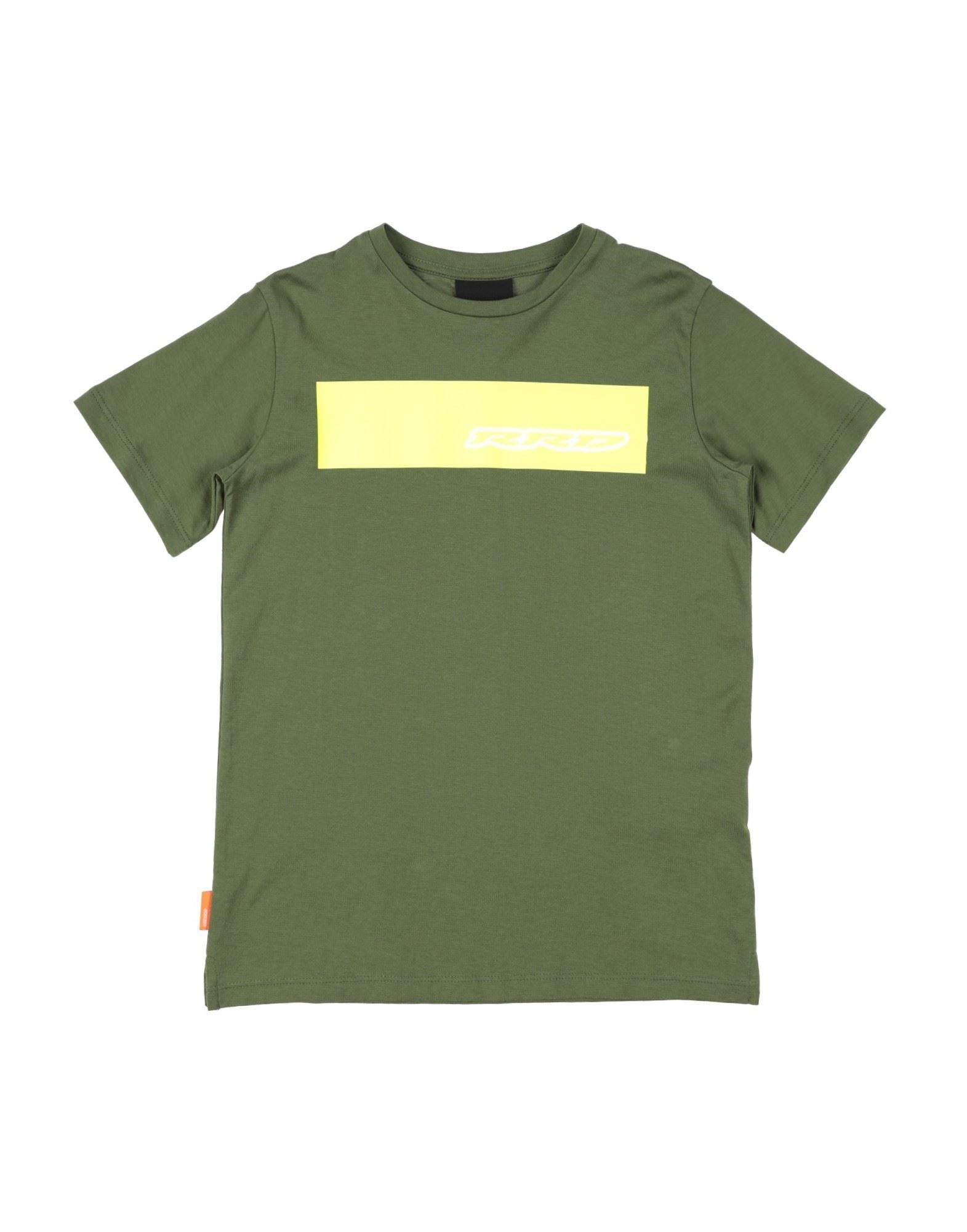 Rrd Kids'  T-shirts In Military Green