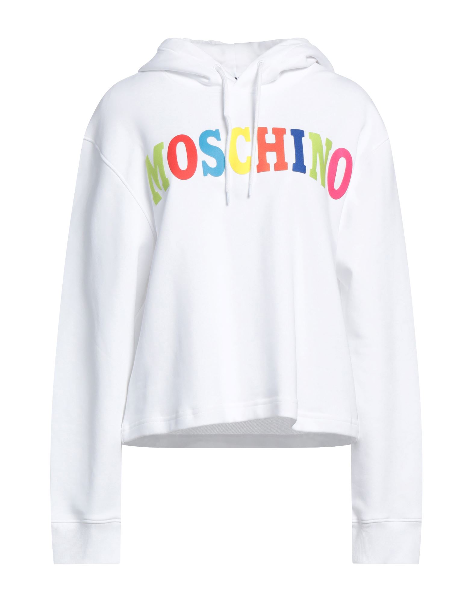 Shop Moschino Woman Sweatshirt White Size 4 Organic Cotton