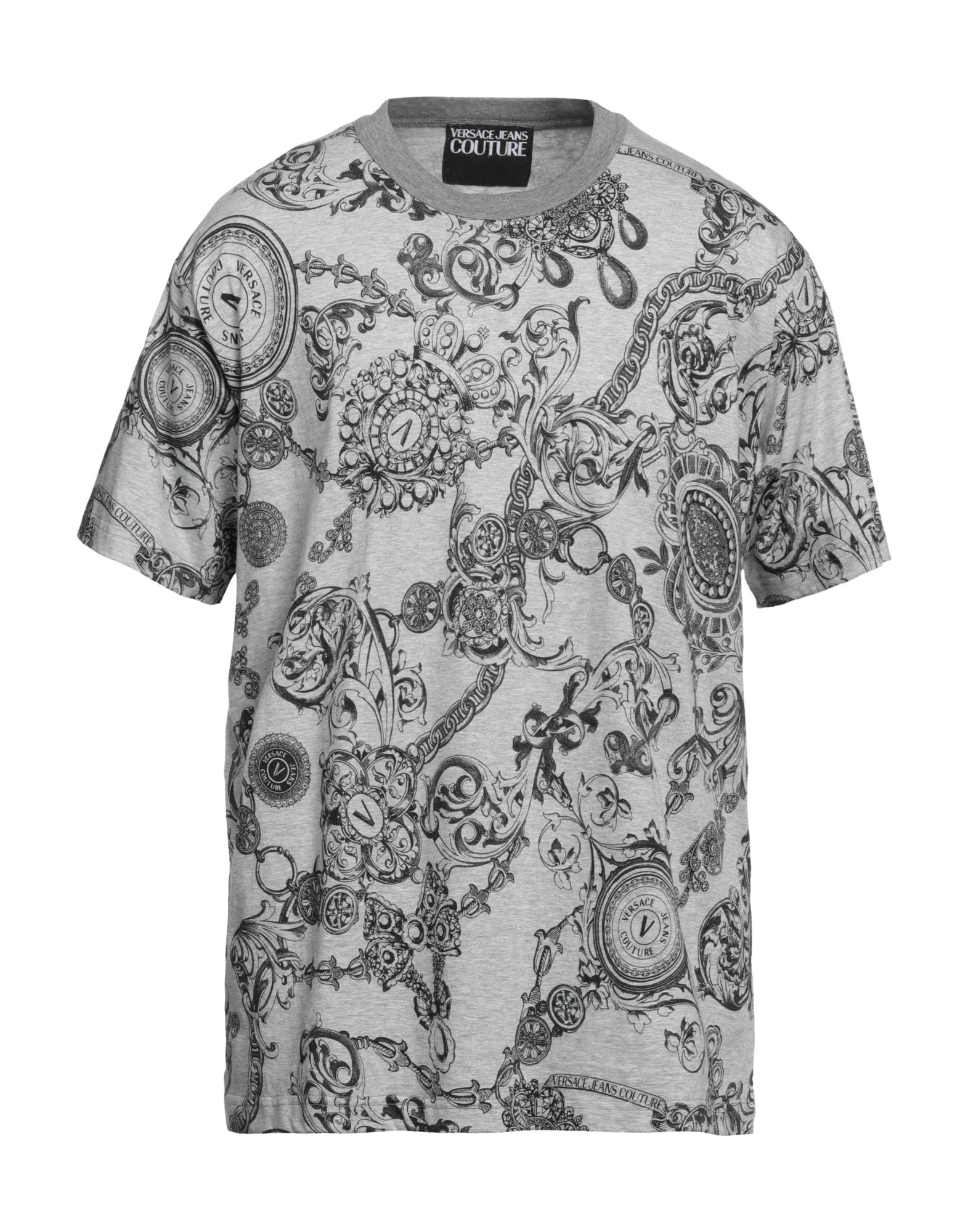 Versace Jeans Couture men's T-shirt with all over print Black