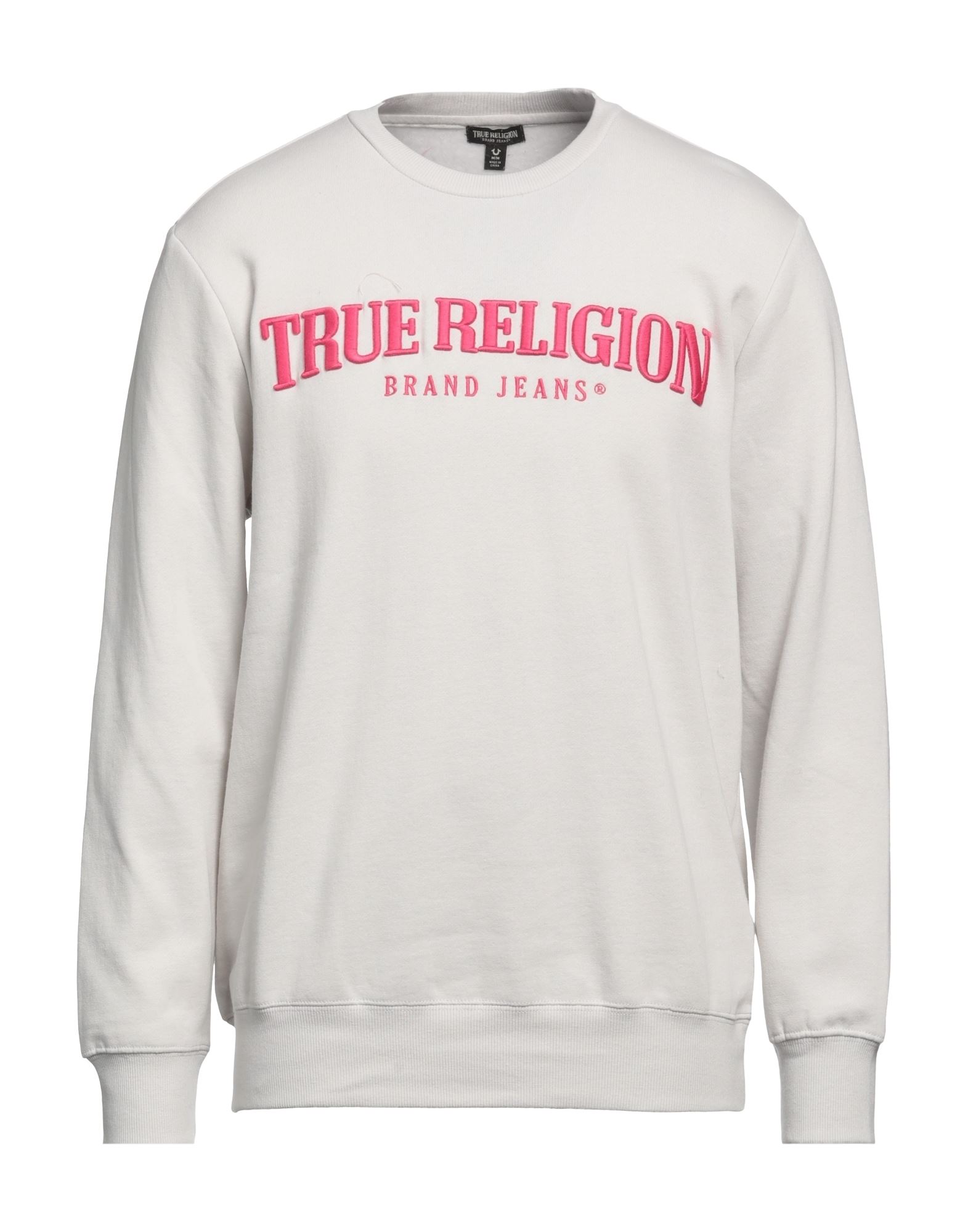《セール開催中》TRUE RELIGION メンズ スウェットシャツ ライトグレー S コットン 80% / ポリエステル 20%