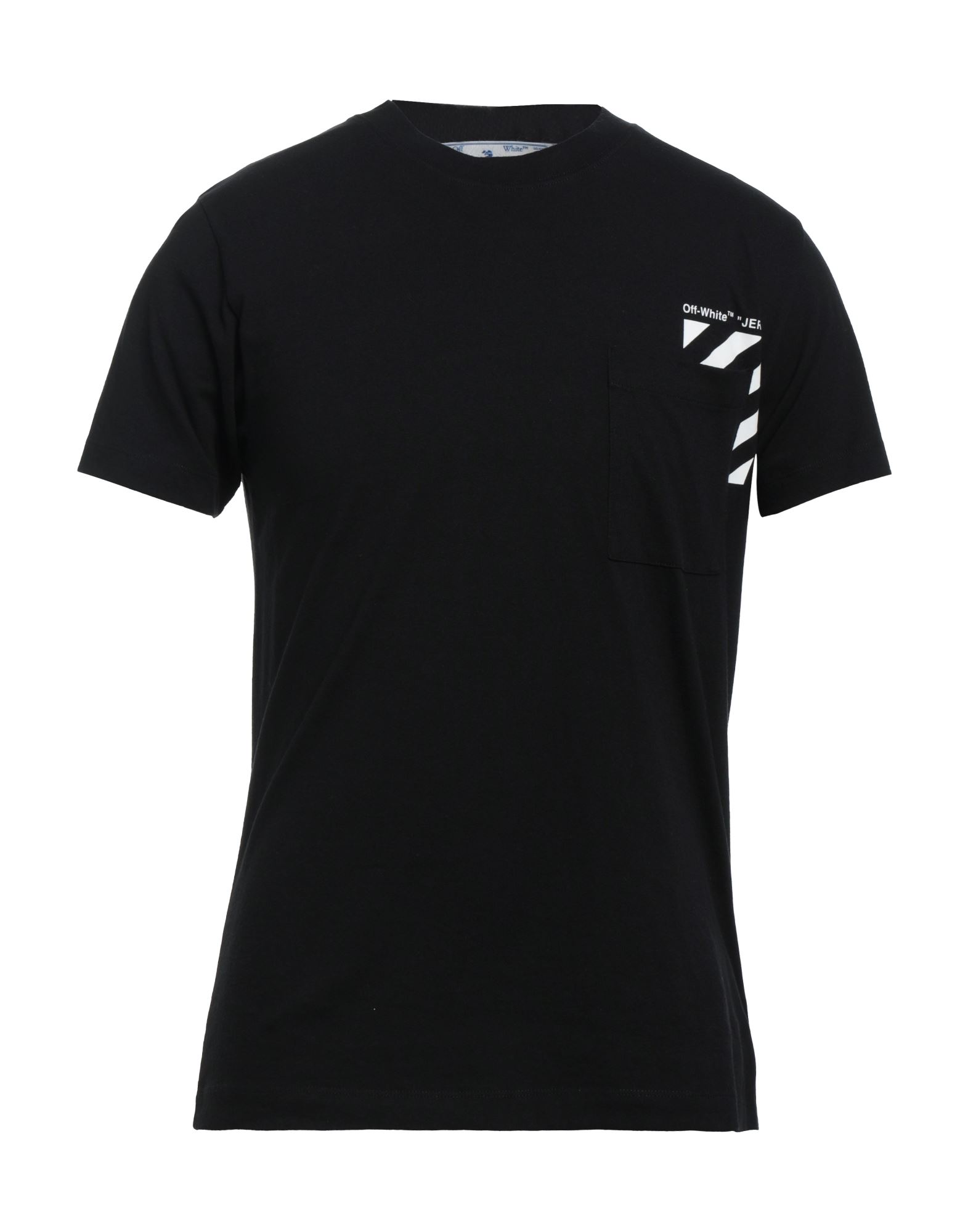 Off-white Man T-shirt Black Size Xl Cotton