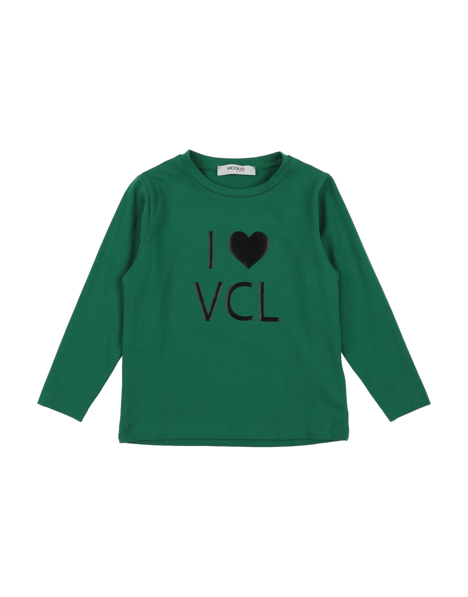Vicolo Kids'  T-shirts In Dark Green