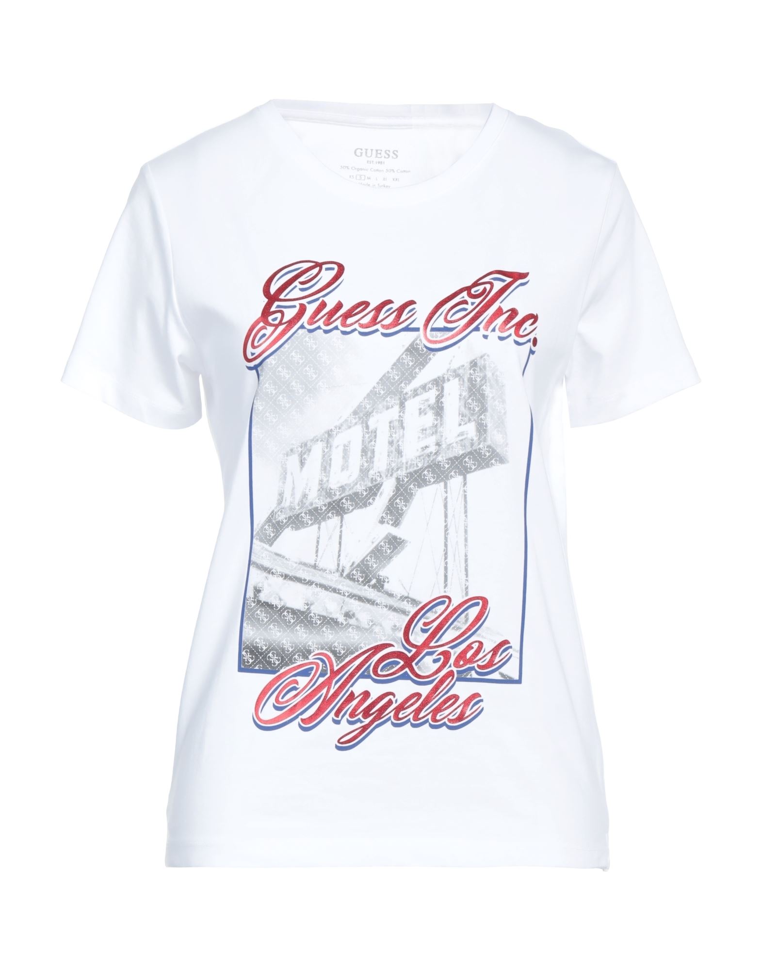 Guess T-shirts In White
