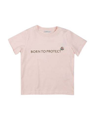 Moncler Babies'  Toddler Girl T-shirt Light Pink Size 6 Cotton, Polyester