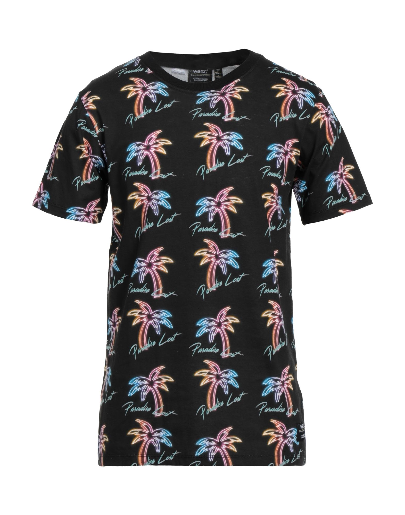 《セール開催中》WESC メンズ T シャツ ブラック XXS コットン 100%