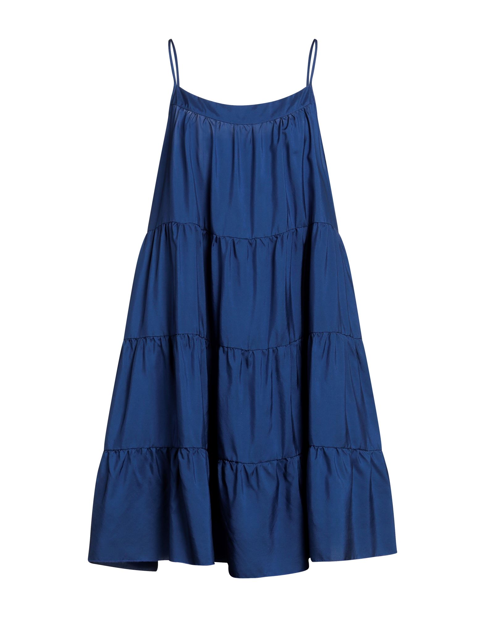 Semicouture Short Dresses In Navy Blue