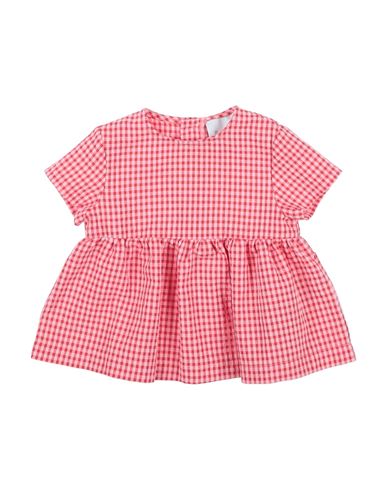 Le Petit Coco Babies'  Newborn Girl Blouse Red Size 3 Cotton, Polyester