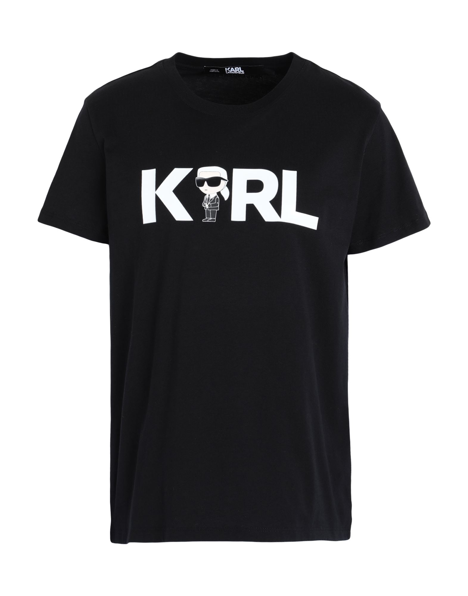 Karl Lagerfeld Ikonik 2.0 Karl Logo T-shirt In Black