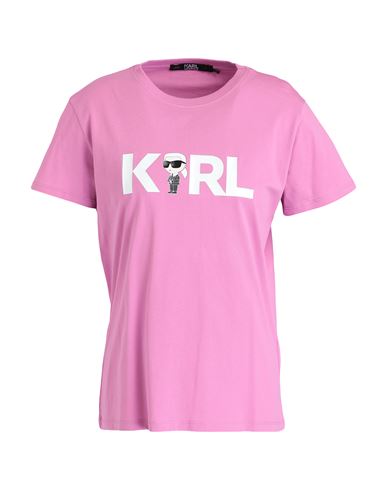 Karl Lagerfeld Ikonik 2.0 Karl Logo T-shirt In Purple