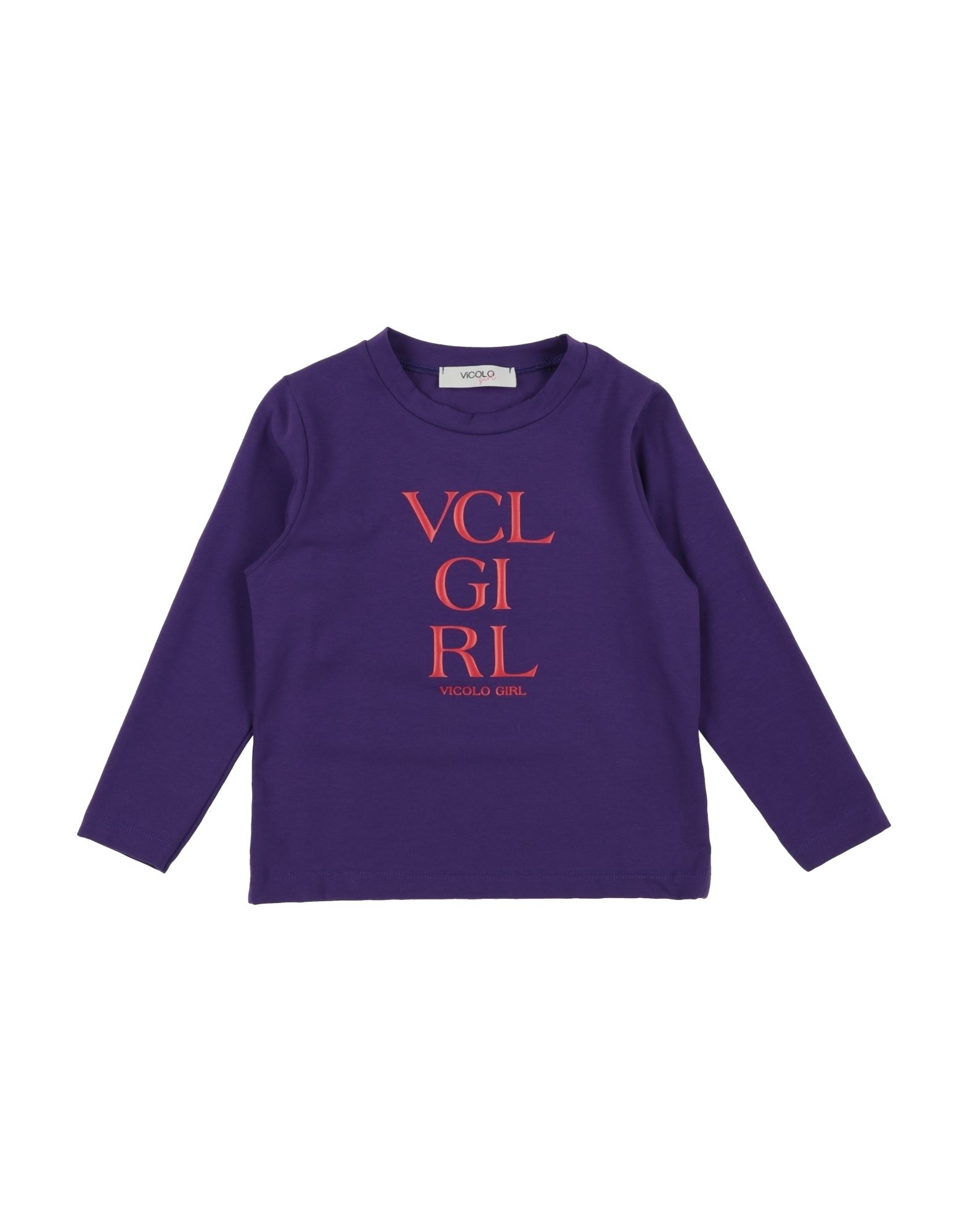 Vicolo Kids'  T-shirts In Dark Purple