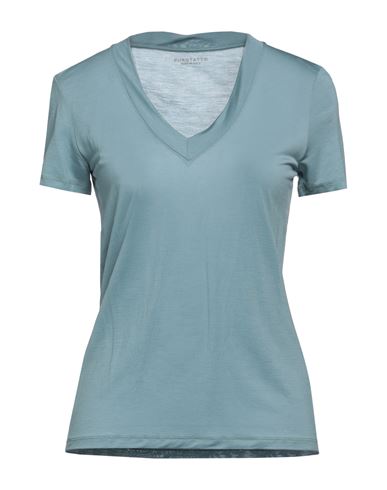 Purotatto Woman T-shirt Sage Green Size 8 Tencel