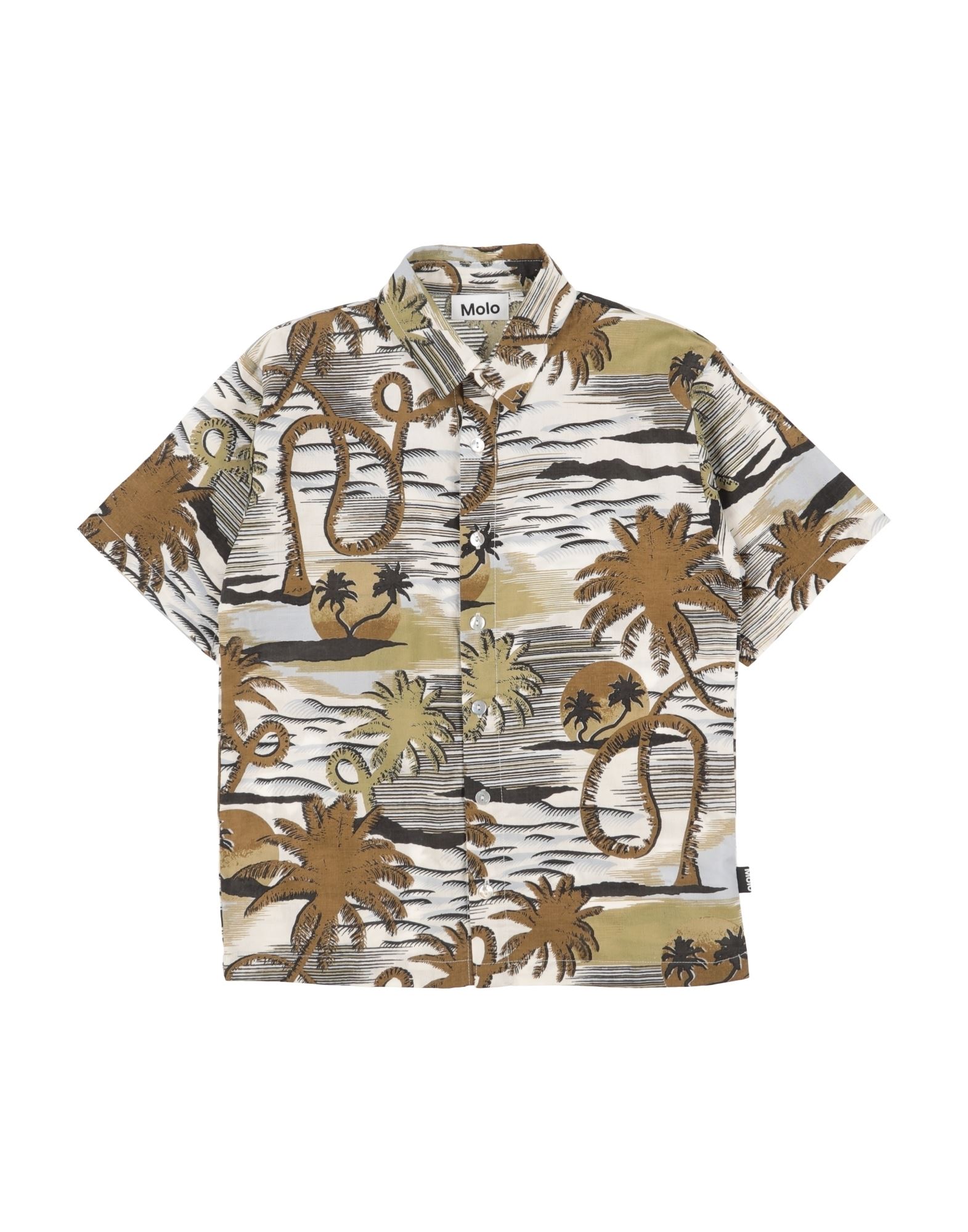 Molo Kids'  Shirts In Military Green