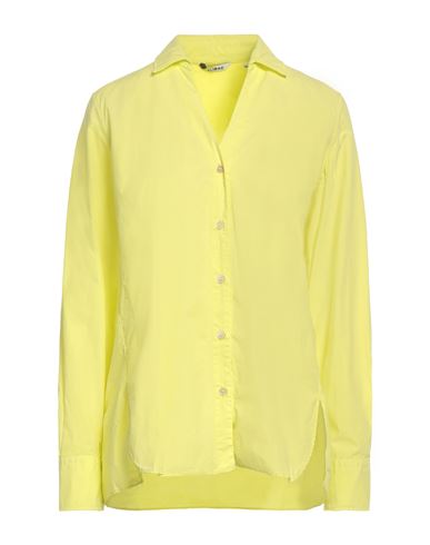 Shop Caliban Woman Shirt Yellow Size 8 Cotton