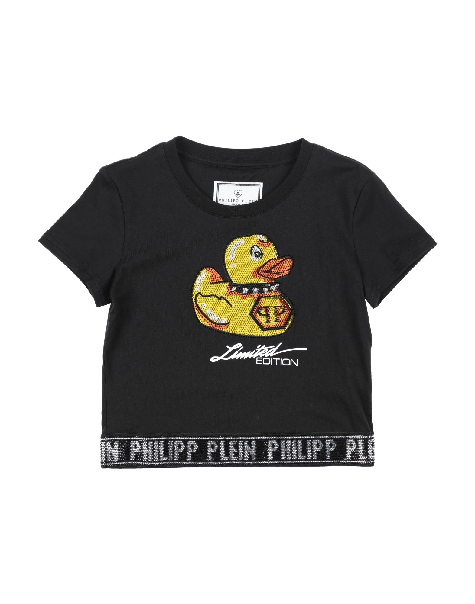 Philipp Plein Kids'  T-shirts In Black