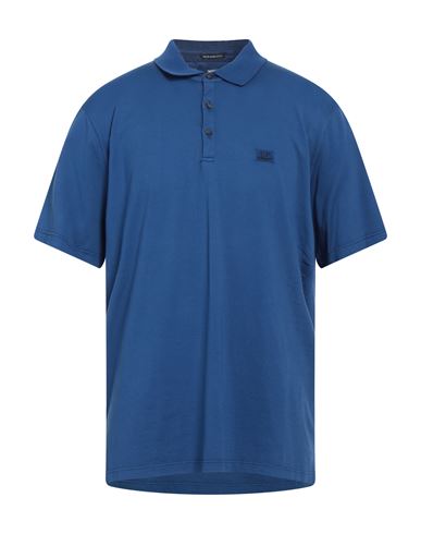 C.p. Company C. P. Company Man Polo Shirt Blue Size Xl Cotton